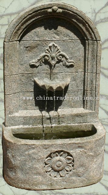 Classic Sandstone Garden Wall Fountain